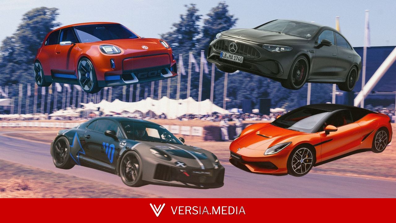 Alpine, Mercedes, MG et Denza : les quatre nouveautés électriques qui affolent le Festival of Speed de Goodwood