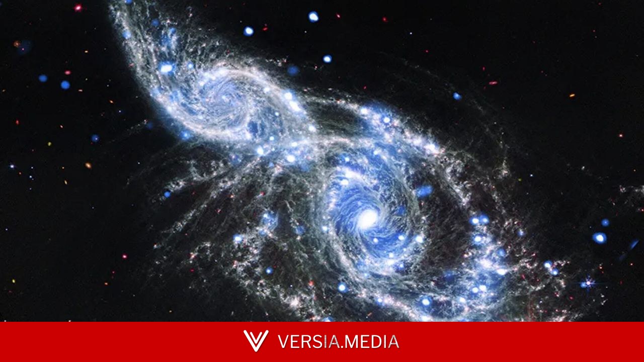 Voici une des galaxies les plus massives de l’Univers, née d’une fusion cosmique