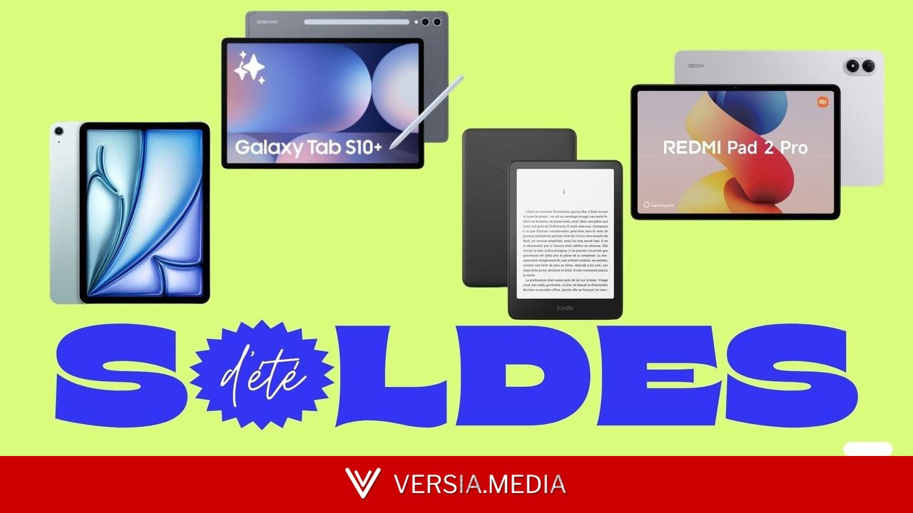 Soldes d’été 2026 : les meilleures promotions sur les tablettes tactiles : iPad Air, Samsung Galaxy Tab S, Kindle Paperwhite…