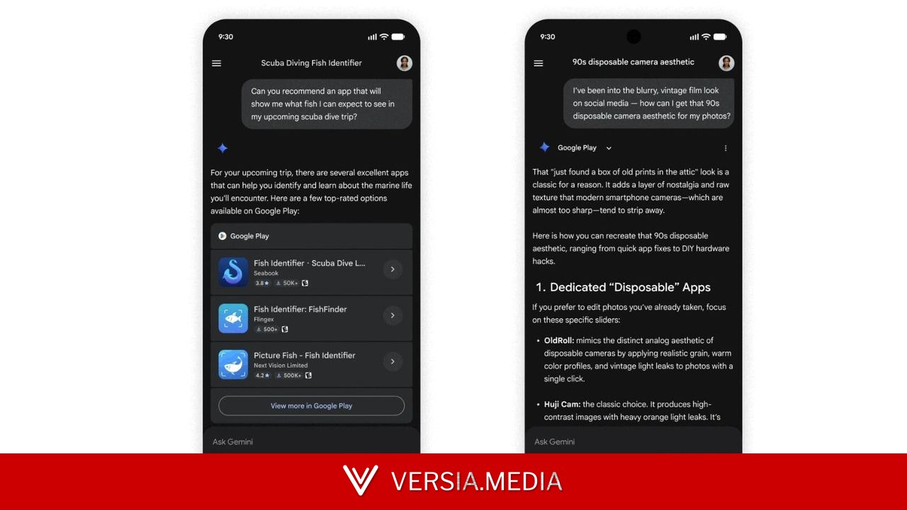 Le Play Store débarque dans Gemini pour trouver et installer plus facilement vos applications Android