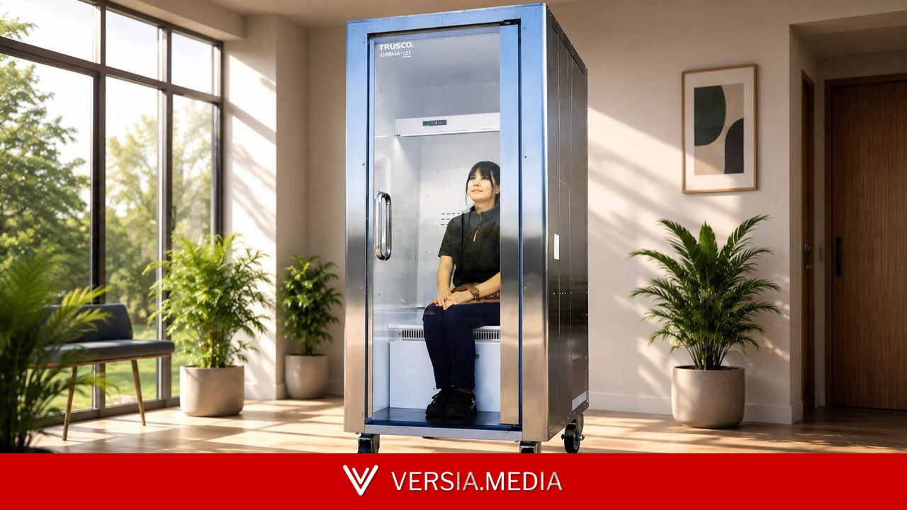 Encore plus radicale que la climatisation : cette cabine individuelle réfrigérée vous refroidit en 10 minutes