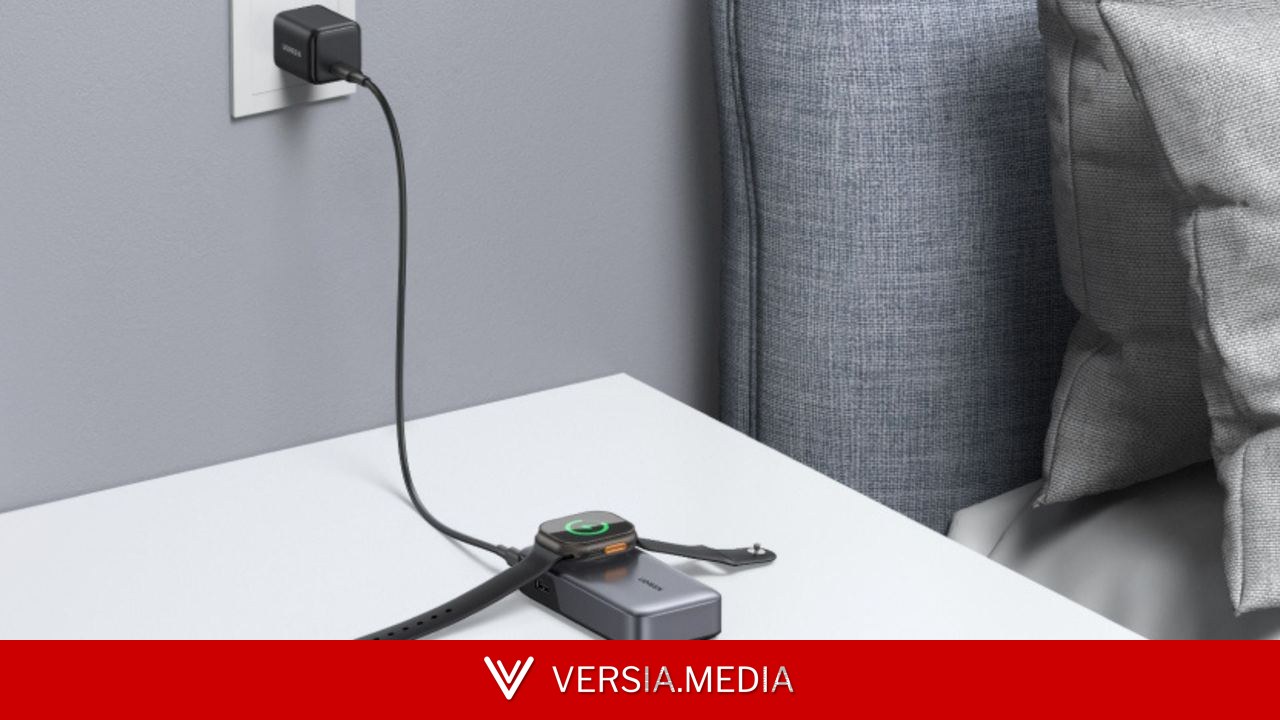 Cette batterie externe 10 000 mAh cache un chargeur Apple Watch intégré, et son prix baisse pile au bon moment pour les vacances