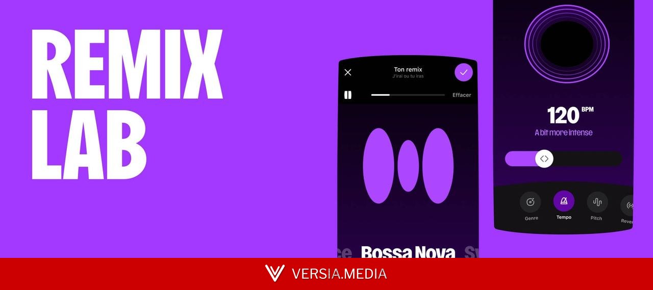 Deezer lance Remix : transformer vos chansons préférées, mais seulement celles validées par les artistes