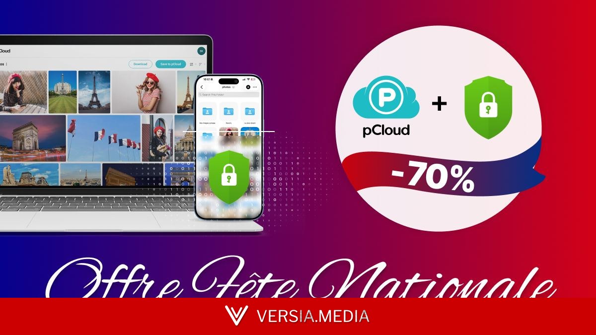 Stockage cloud à vie à prix réduit : pCloud fête le 14 juillet avec de grosses promos [Sponso]