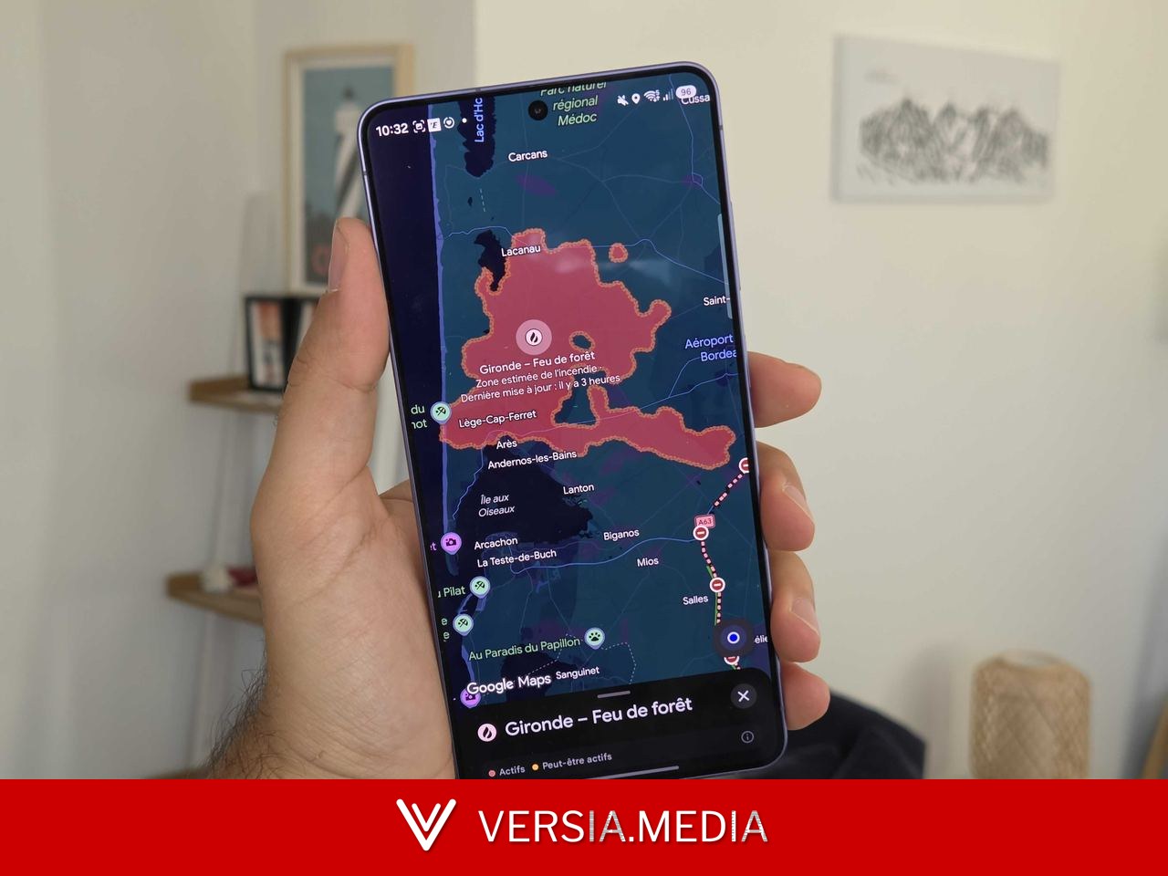 Google Maps : comment afficher les feux de forêt pour les suivre en temps réel
